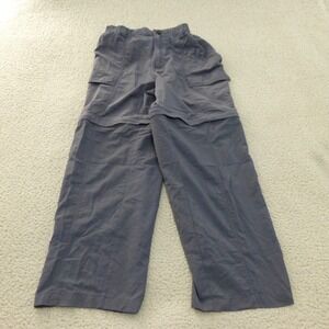 Reel Legends Cargo Pants Mens Medium Blue Convertible Zip Off Hiking Fishing